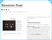 Tablet Screenshot of broadsidedpress.org